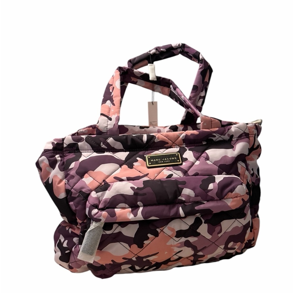 Marc by Marc Jacobs Crosby Nylon Quilted Camp Diaper Bag (Multicolored) NWT